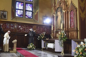 papież franciszek w łagiewnikach